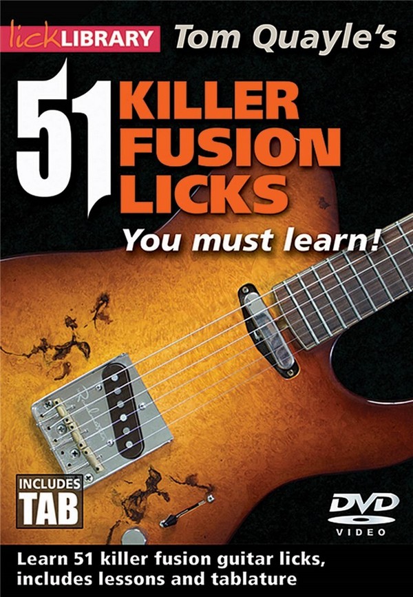 51 Fusion Licks You Must Learn!  Gitarre  DVD