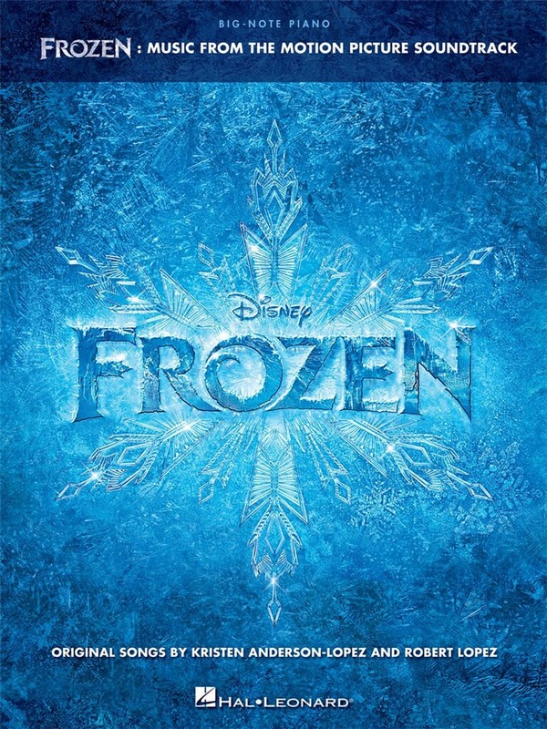 Frozen (Die Eiskönigin - Völlig unverfroren):  for big note piano  