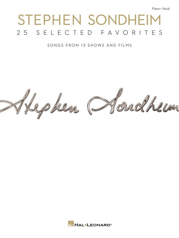 25 selected Favorites:  songbook piano/vocal/guitar  
