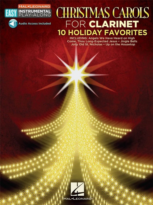 Christmas Carols 10 Holiday Favorites (+Online-Audio)&nbsp;&nbsp;for clarinet&nbsp;&nbsp; 