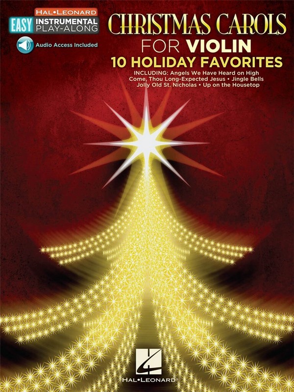 Christmas Carols: 10 Holiday Favorites (+Online-Audio)&nbsp;&nbsp;for violin&nbsp;&nbsp; 