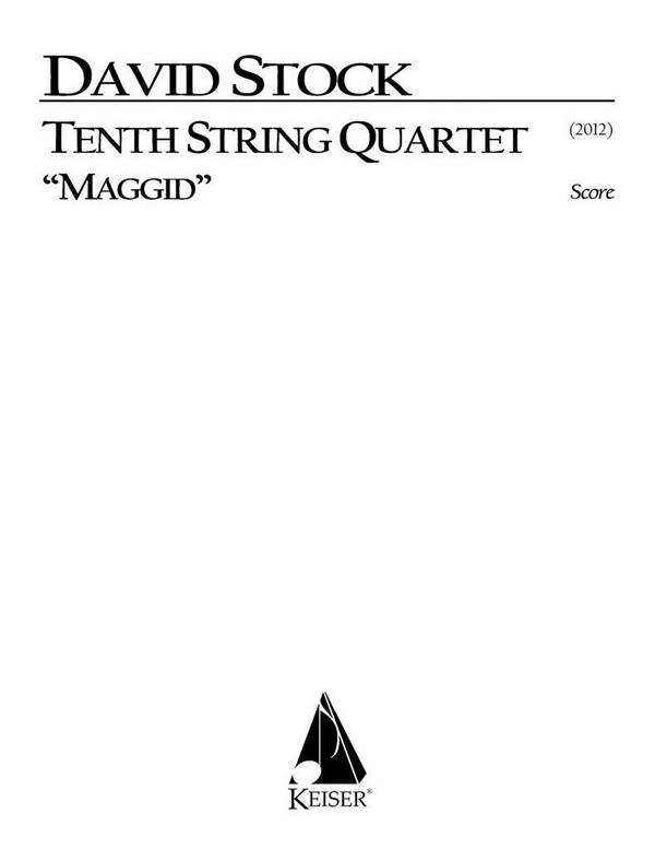 String Quartet No. 10&nbsp;&nbsp;Streichquartett&nbsp;&nbsp;Partitur