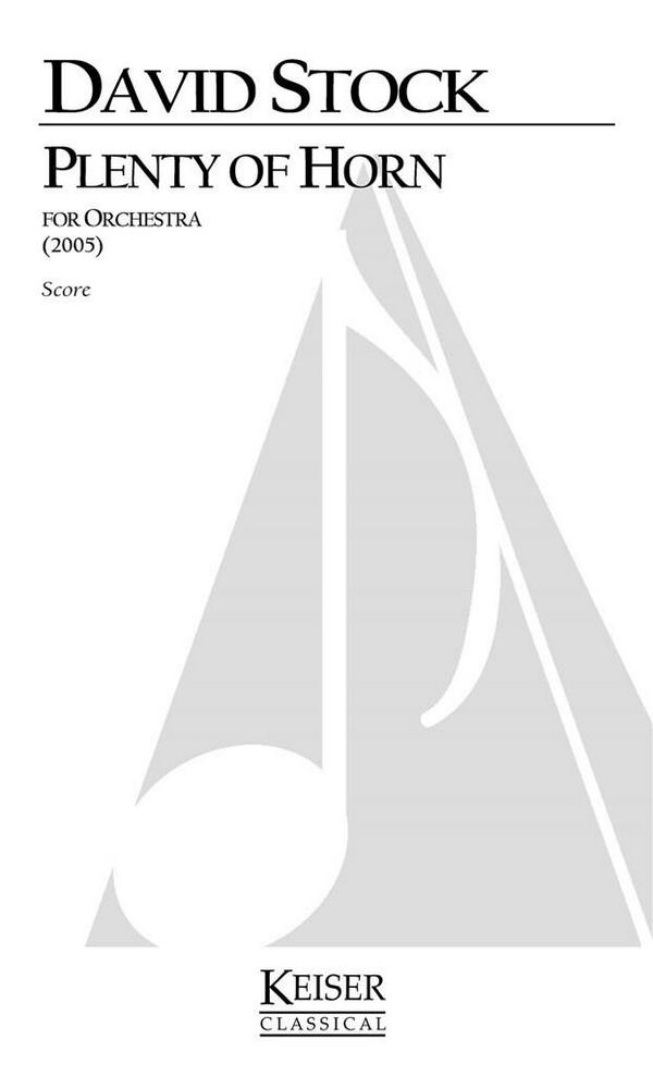 David Stock, Plenty of Horn&nbsp;&nbsp;Symphonic Band&nbsp;&nbsp;Partitur