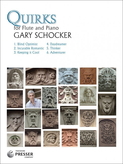 Gary Schocker Quirks&nbsp;&nbsp;Flöte und Klavier&nbsp;&nbsp;Klavierauszug mit Solostimme