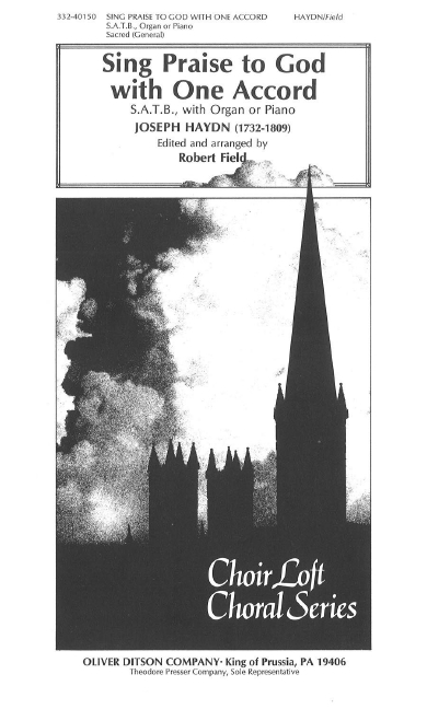Franz Joseph Haydn Sing Praise To God With One Accord&nbsp;&nbsp;Chor&nbsp;&nbsp;Chorpartitur