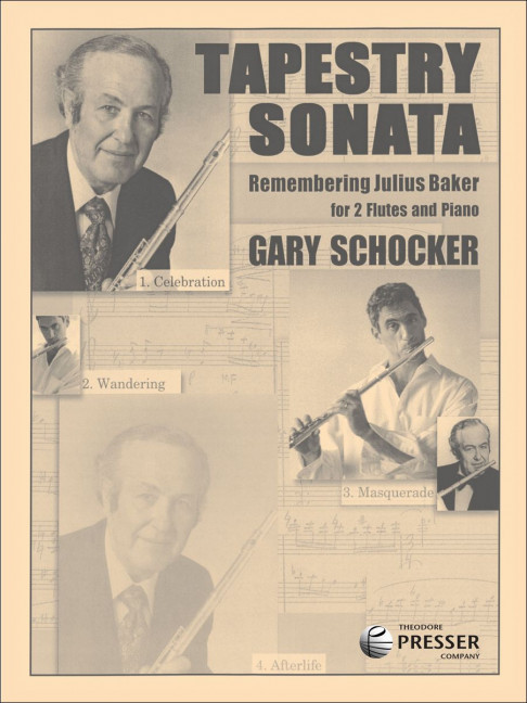 Gary Schocker Tapestry Sonata&nbsp;&nbsp;2 Flöten und Klavier&nbsp;&nbsp;Partitur und Stimmen