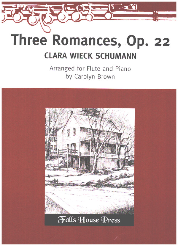 3 Romances op.22  for flute and piano  
