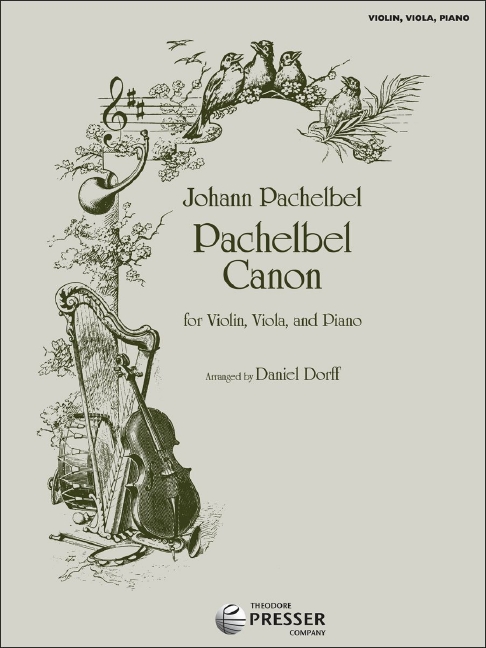 Pachelbel Canon&nbsp;&nbsp;for violin, viola and piano&nbsp;&nbsp;score and parts