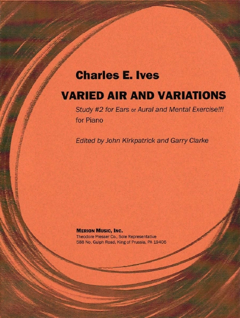 Charles Ives Varied Air and Variations&nbsp;&nbsp;Klavier&nbsp;&nbsp;Solostimme