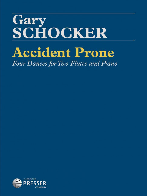 Gary Schocker Accident Prone&nbsp;&nbsp;2 Flöten und Klavier&nbsp;&nbsp;Klavierauszug mit Solostimmen