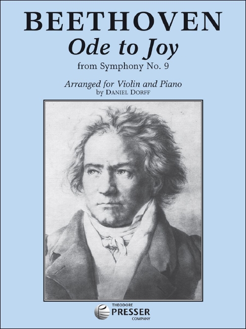 Ludwig Van Beethoven Ode To Joy&nbsp;&nbsp;Violine und Klavier&nbsp;&nbsp;Klavierauszug mit Solostimme