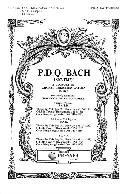 P. D. Q. Bach Throw The Yule Log On, Uncle John&nbsp;&nbsp;Chor&nbsp;&nbsp;Chorpartitur
