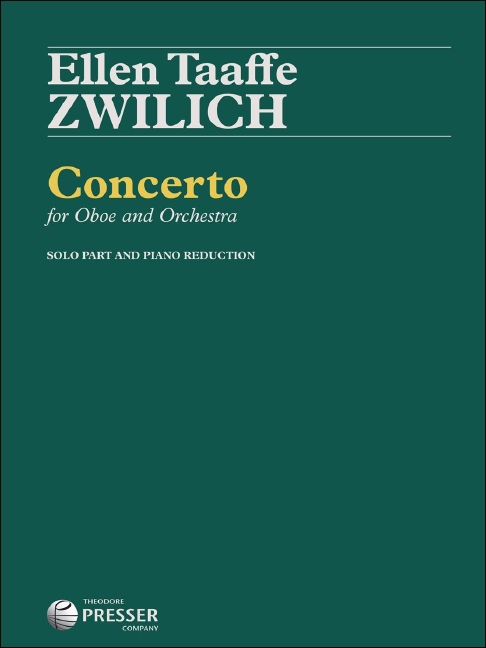 Ellen Taaffe Zwilich Concerto&nbsp;&nbsp;Oboe und Klavier&nbsp;&nbsp;Klavierauszug mit Solostimme