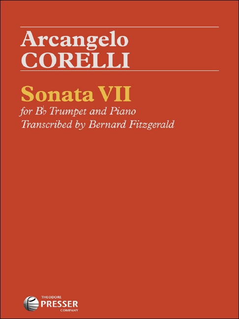 Arcangelo Corelli Sonata Vii&nbsp;&nbsp;Trompete und Klavier&nbsp;&nbsp;Stimmensatz