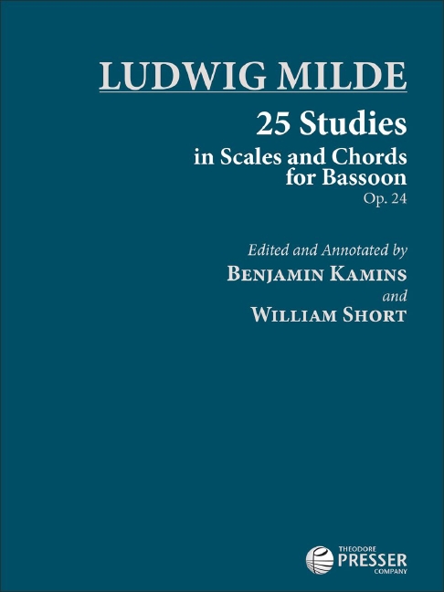 Ludwik Milde 25 Studies in Scales and Chords for Bassoon&nbsp;&nbsp;Fagott&nbsp;&nbsp;
