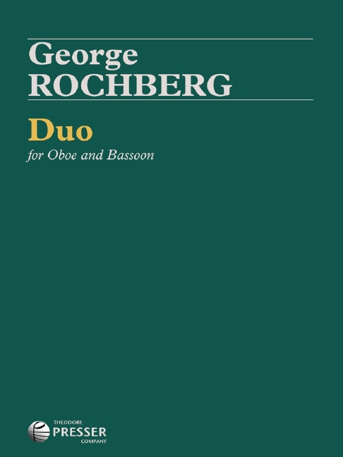 George Rochberg Duo&nbsp;&nbsp;Oboe und Fagott&nbsp;&nbsp;Aufführungsmaterial