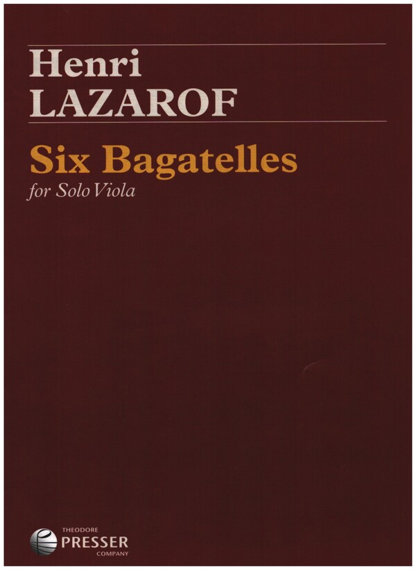 6 Bagatelles  for viola  