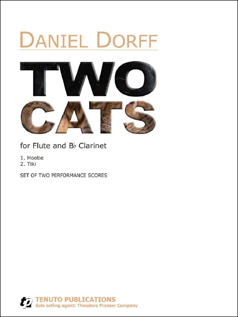 Daniel Dorff Two Cats&nbsp;&nbsp;Flöte und Klarinette&nbsp;&nbsp;Aufführungsmaterial
