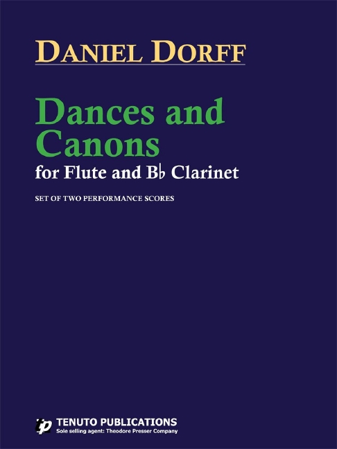 Daniel Dorff Dances and Canons&nbsp;&nbsp;Flöte und Klarinette&nbsp;&nbsp;Aufführungsmaterial
