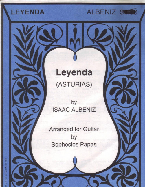 Isaac Albéniz Leyenda&nbsp;&nbsp;Gitarre&nbsp;&nbsp;