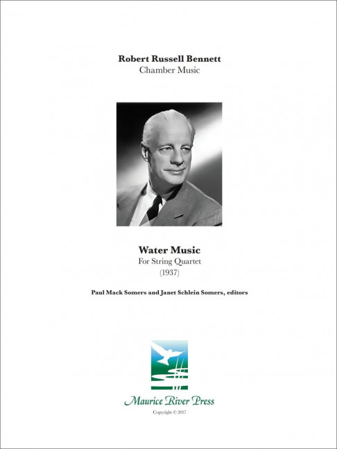 Robert Bennett Water Music&nbsp;&nbsp;Streichquartett&nbsp;&nbsp;Partitur und Stimmen