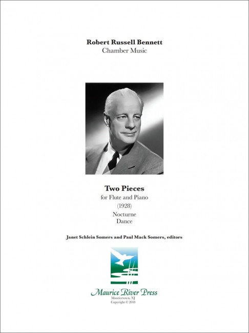 Robert Bennett Two Pieces for Flute and Piano&nbsp;&nbsp;Flöte und Klavier&nbsp;&nbsp;Partitur und Stimmen