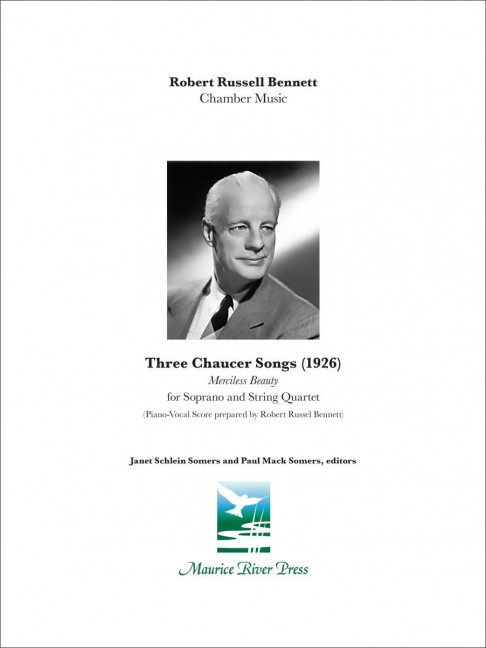 Robert Bennett Three Chaucer Songs&nbsp;&nbsp;Gesang und Klavier&nbsp;&nbsp;Vokalpartitur