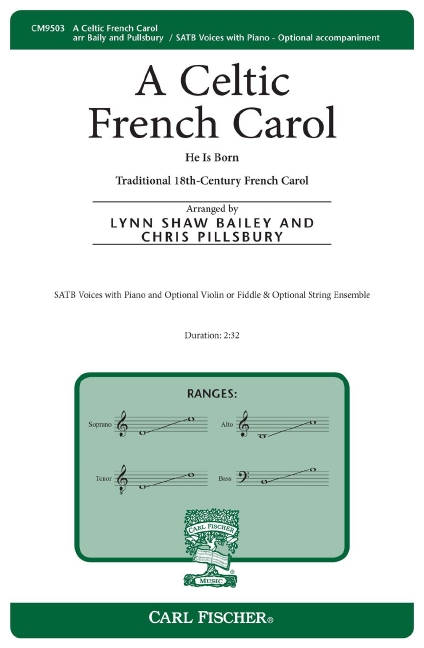 A Celtic French Carol&nbsp;&nbsp;Chor&nbsp;&nbsp;Chorpartitur