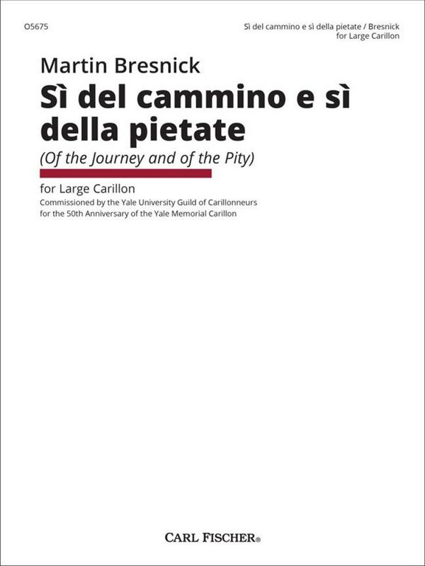 Martin Bresnick Si del cammino e si della pietate&nbsp;&nbsp;&nbsp;&nbsp;