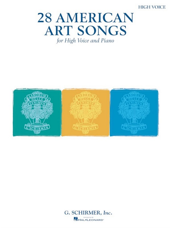 28 American Art Songs  for high voice and piano  