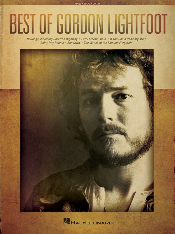Best of Gordon Lightfoot&nbsp;&nbsp;songbook piano/vocal/guitar&nbsp;&nbsp;