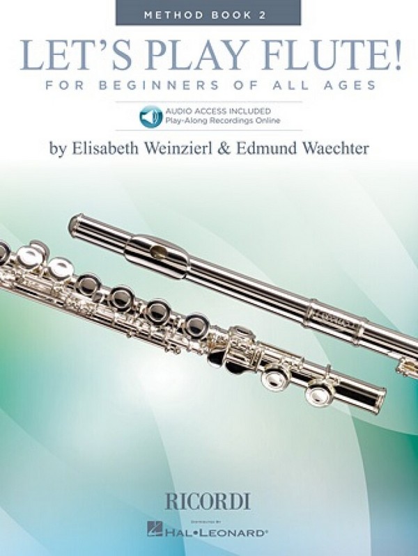 Elisabeth Weinzierl-Wächter_Edmund Wächter, Let's Play Flute, Band 2&nbsp;&nbsp;Flute&nbsp;&nbsp;Buch + CD