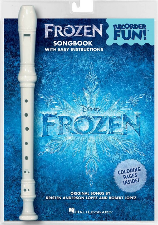 Frozen (Die Eiskönigin - Völlig unverfroren) (+Instrument):  for soprano recorder  