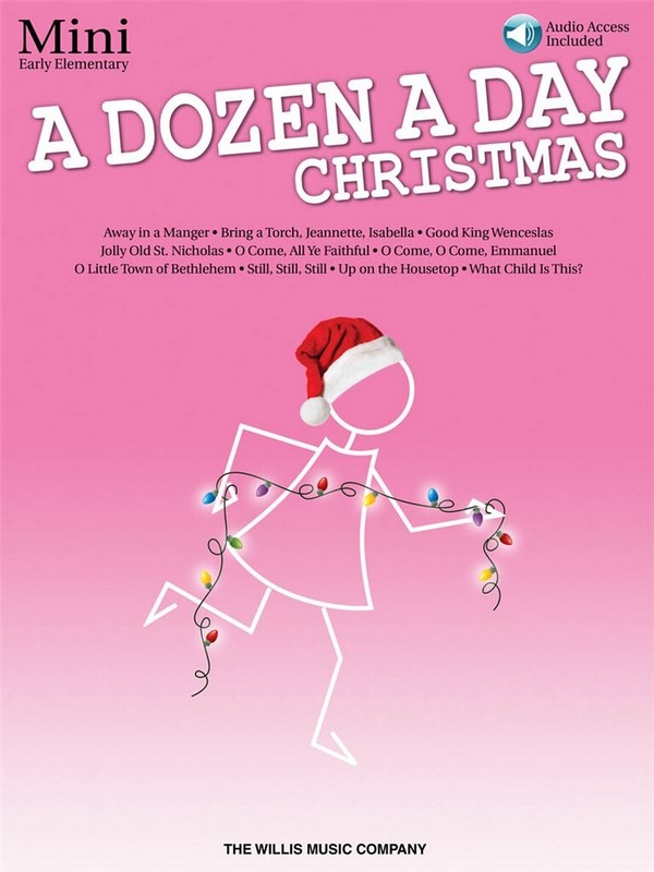 A Dozen a Day Christmas Songbook - Mini  Klavier  Buch + Online-Audio