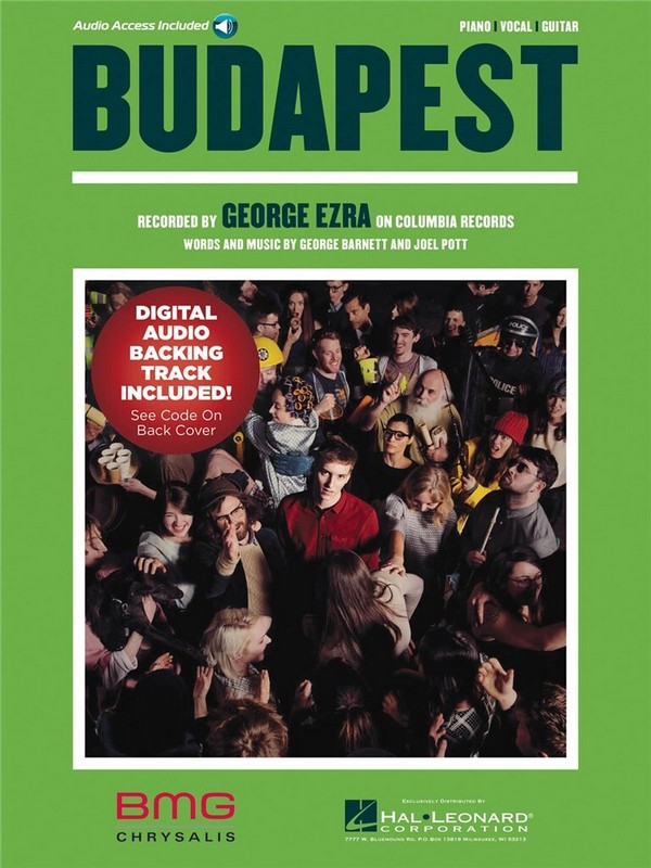 Budapest&nbsp;&nbsp;Piano and Vocal&nbsp;&nbsp;Buch + Online-Audio