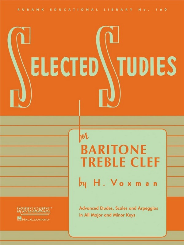 Rubank Selected Studies&nbsp;&nbsp;Baritone TC&nbsp;&nbsp;Buch