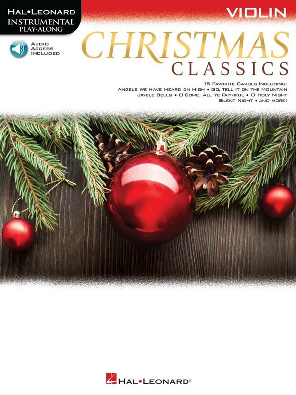 Christmas Classics (+Online-Audio)&nbsp;&nbsp;for violin&nbsp;&nbsp; 