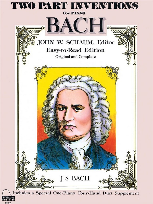 Bach Two-part Inventions  Klavier  Buch