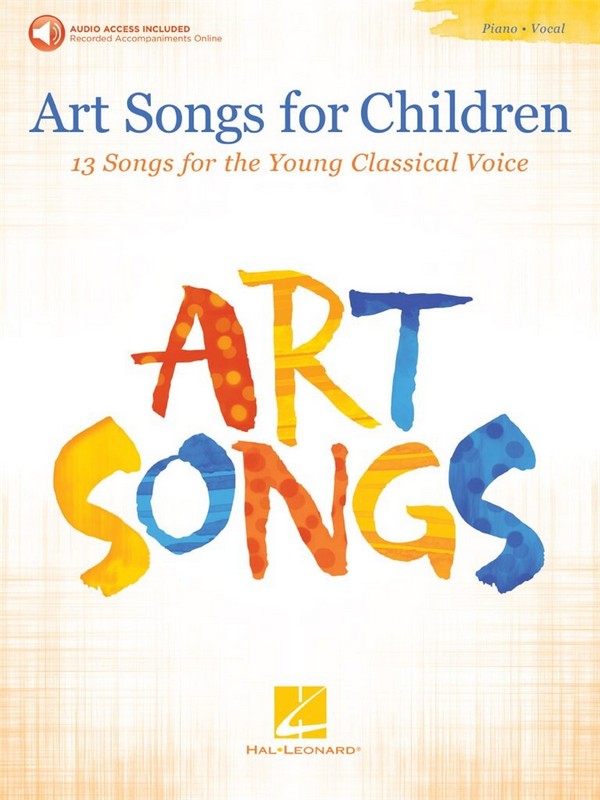 Art Songs For Children&nbsp;&nbsp;Vocal and Piano&nbsp;&nbsp;Buch + Online-Audio