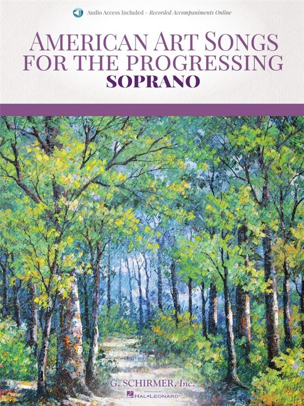 American Art Songs of the progressing Singer (+Audio Online Access)  for soprano and piano  