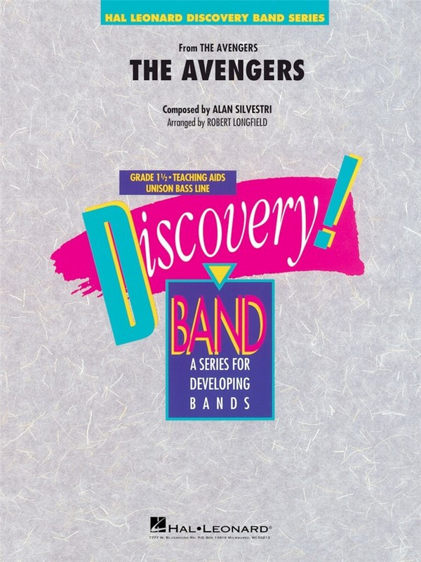 The Avengers  for concert band  Partitur + Stimmen