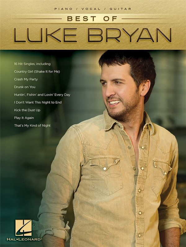 Best of Luke Bryan&nbsp;&nbsp;Piano, Vocal and Guitar&nbsp;&nbsp;Buch