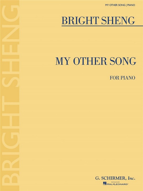 Bright Sheng, My Other Song&nbsp;&nbsp;Klavier&nbsp;&nbsp;Buch
