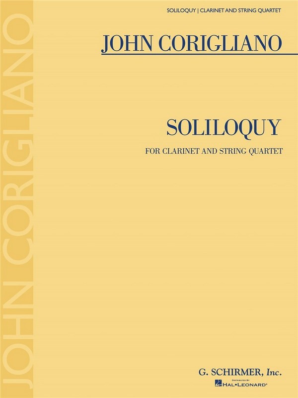 Soliloquy&nbsp;&nbsp;Clarinet and String Quartet&nbsp;&nbsp;Partitur + Stimmen