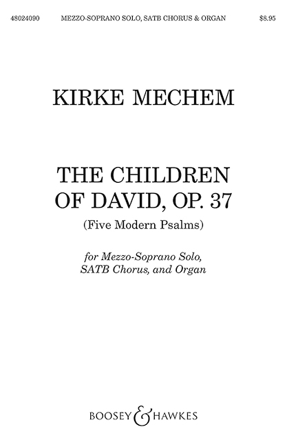 BHI48488 The Children of David op.37&nbsp;&nbsp;for mezzo soprano, mixed chorus and organ&nbsp;&nbsp;