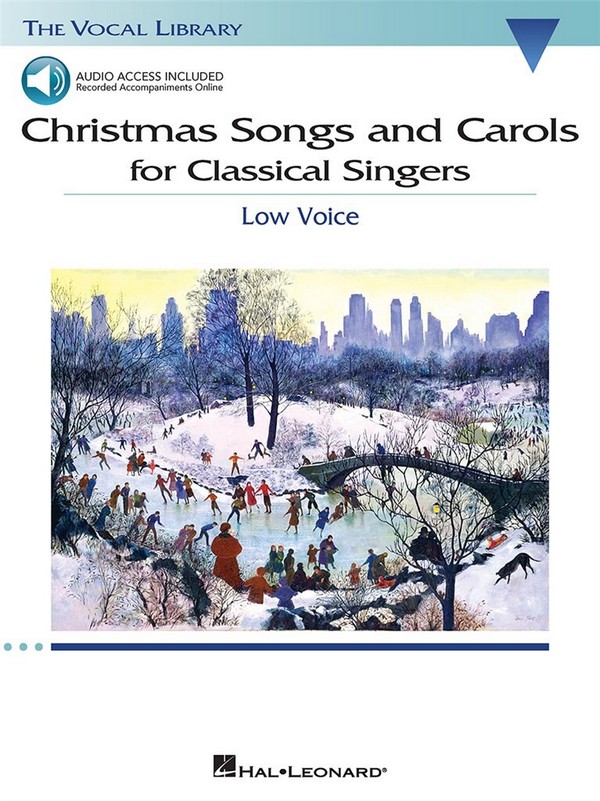 Christmas Songs and Carols for Classical Singers&nbsp;&nbsp;Low Voice&nbsp;&nbsp;Book & Audio-Online
