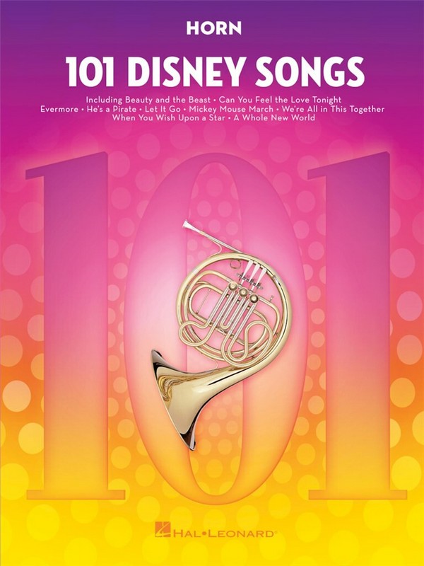 101 Disney Songs:  for horn  