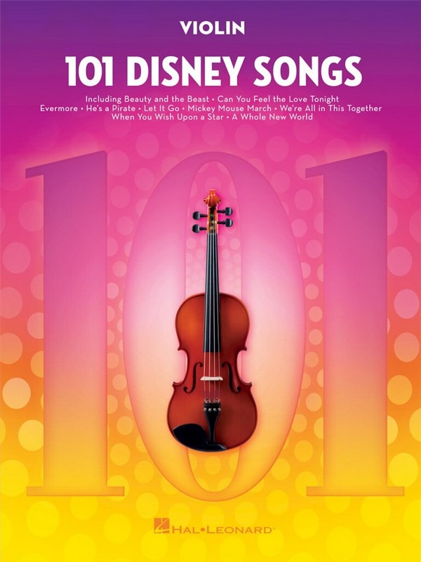 101 Disney Songs:  for violin  