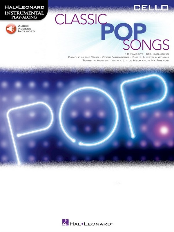 Classic Pop Songs (+Online Audio Access):&nbsp;&nbsp;for cello&nbsp;&nbsp;