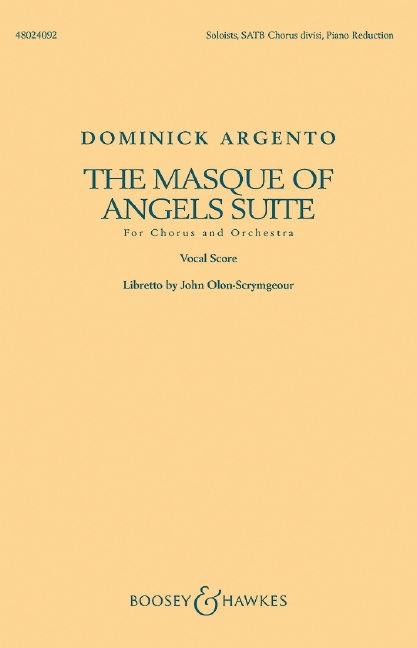 BHI48491 The Masque of Angels Suite&nbsp;&nbsp;for soloists, mixed chorus and orchestra&nbsp;&nbsp;vocal score